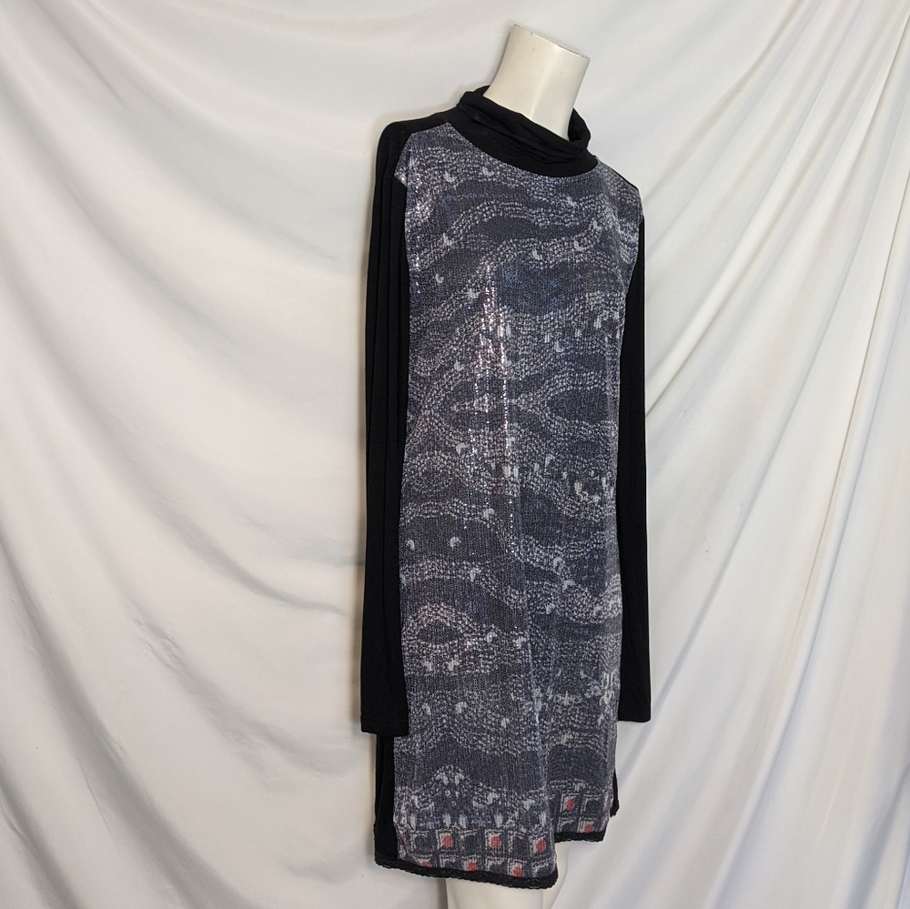 Custo Barcelona | sequin and Rayon dress | Large